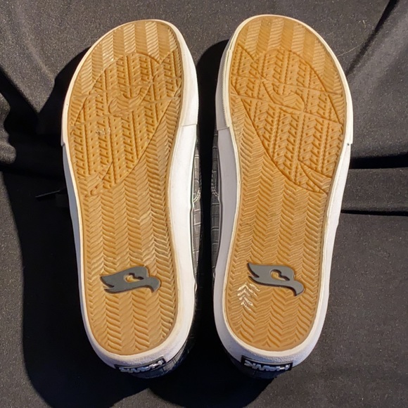 Tony Hawk Black Plaid Skater Sneakers - Picture 6 of 8